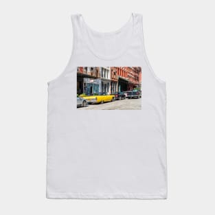 Yellow car in Tribeca, New York City Tank Top